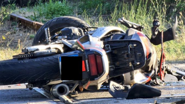 TD В района на село Опълченско 30 годишен моторист се блъснал