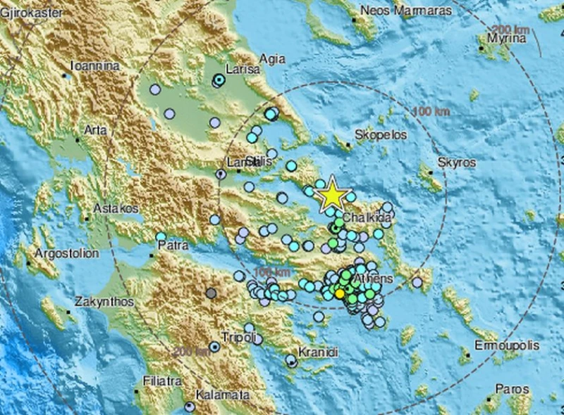 Силно земетресение удари Гърция