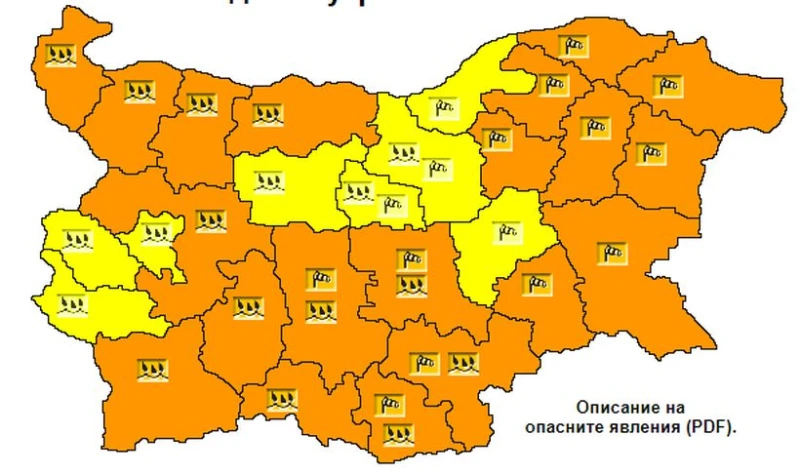 Край на сушата, след полунощ времето ще покаже капризите си