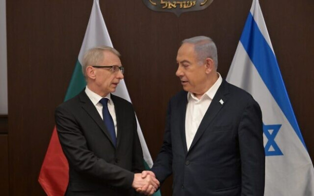 На среща с българския министър-председател Николай Денков в Йерусалим, премиерът