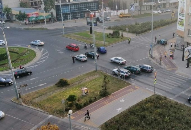 </TD
>Пешеходка бе ранена при катастрофа в Пловдив. Около 18.30 часа