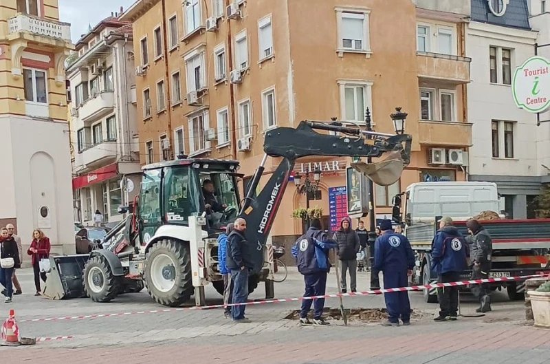 Голяма авария в центъра на Пловдив
