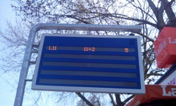 TD Електронните табла на автобусните спирки в Пловдив е възможно временно