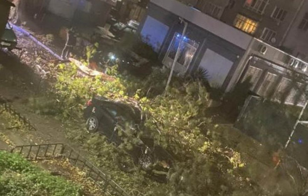 Бурният вятър взе жертва във Варна  Жена загина на улица Алеко Константинов