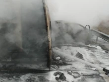 Пловдивчанин е загиналият в изгорелия автомобил на пътя за Пазарджик