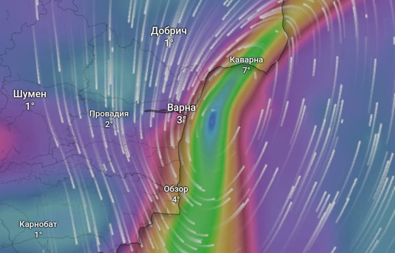 Meteo Bulgaria: Тепърва започва. Вижте окото на циклона