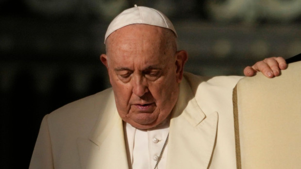 Аудиенциите на папа Франциск насрочени за събота са отменени поради