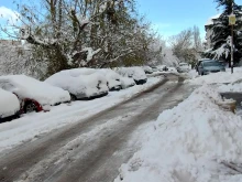 Южните квартали на София останаха непочистени от снега