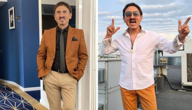 Палавият мустак на попфолка Милко Калайджиев има бели кахъри –