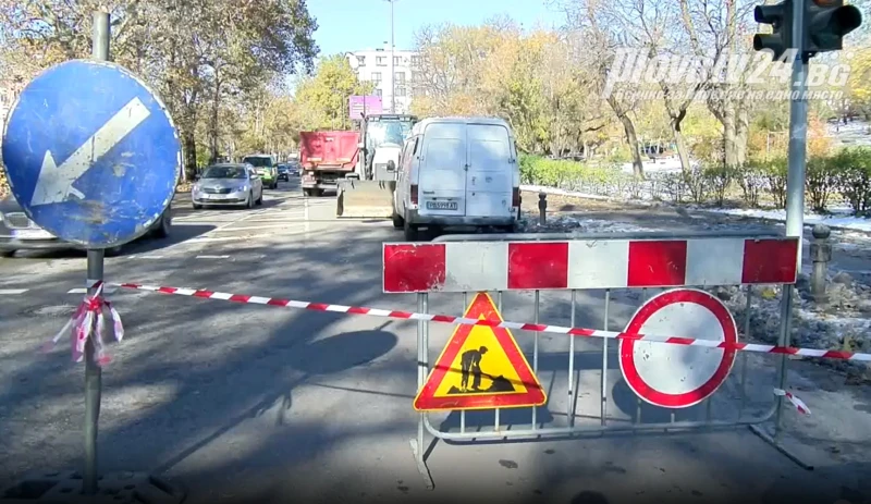 Аварията в Пловдив се оказа сериозна, спират движението