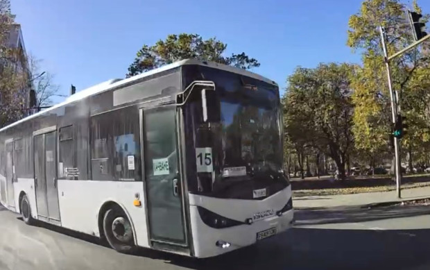 TD Автобус на градския транспорт е извършил грубо нарушение което е