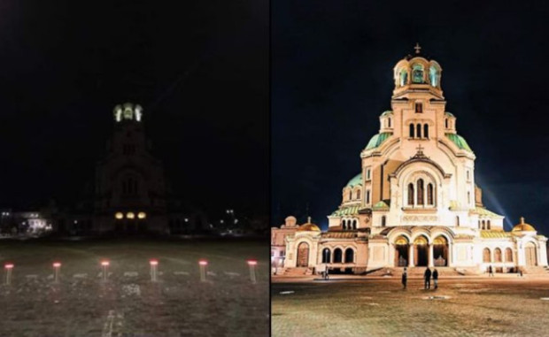 "Спаси София": Храм-паметникът "Св. Александър Невски" отново блести, след като повече от година тънеше в мрак
