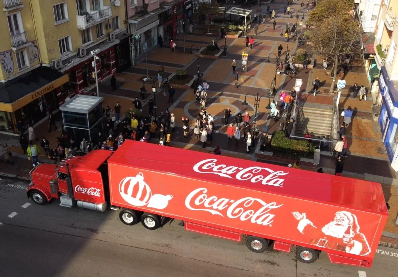 Пловдив е първият град от националната обиколка на коледния камион на Coca-Cola