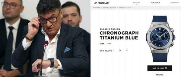 Луксът го привлича: Боби Михайлов с титаниев часовник за 20 бона