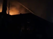 Пожар пламна във фабриката за пелети в село Дунавци