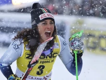 Федерика Бриньоне с историческа победа за Световната купа в ските