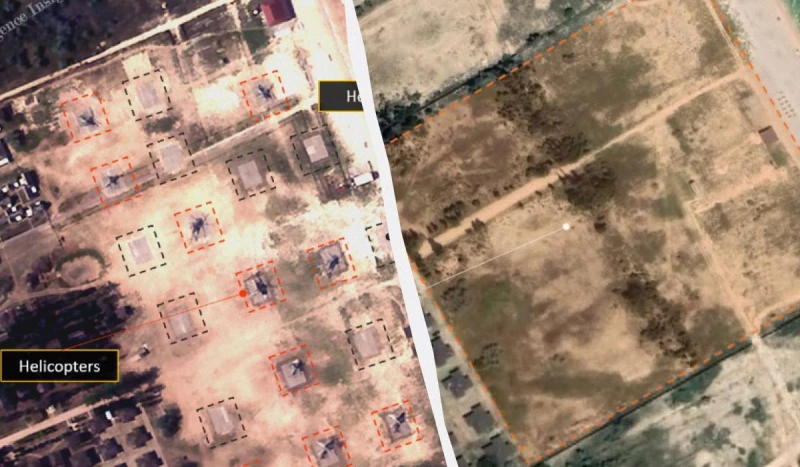 Сателитни снимки показват секретна руска хеликоптерна база в Крим