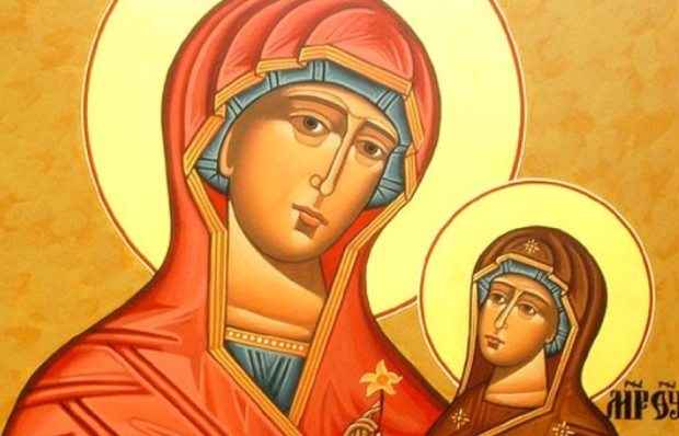 Православната църква чества зачатие на Света Анна майка на