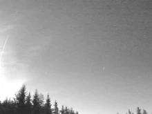 Късно снощи небето над България бе озарено от метеорит