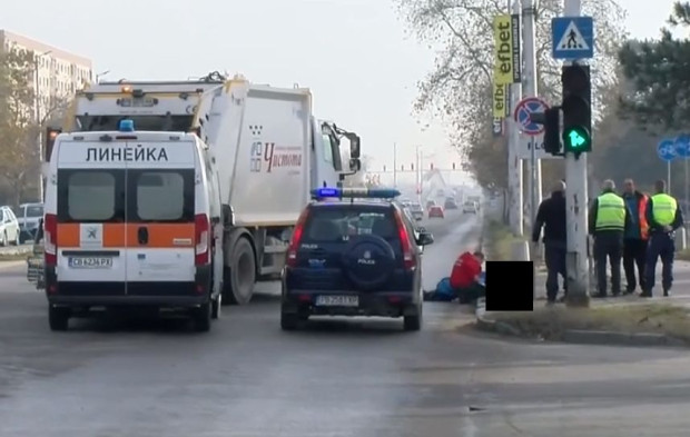 TD Камион на Чистота уби пешеходец в Пловдив предава репортер на