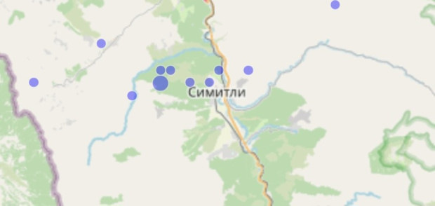 Точно десет земетресения са регистрирани в района на Симитли в