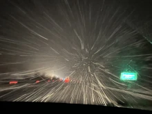 Силни дъжд и сняг пречат на шофьорите по АМ "Тракия", вижте какво е положението