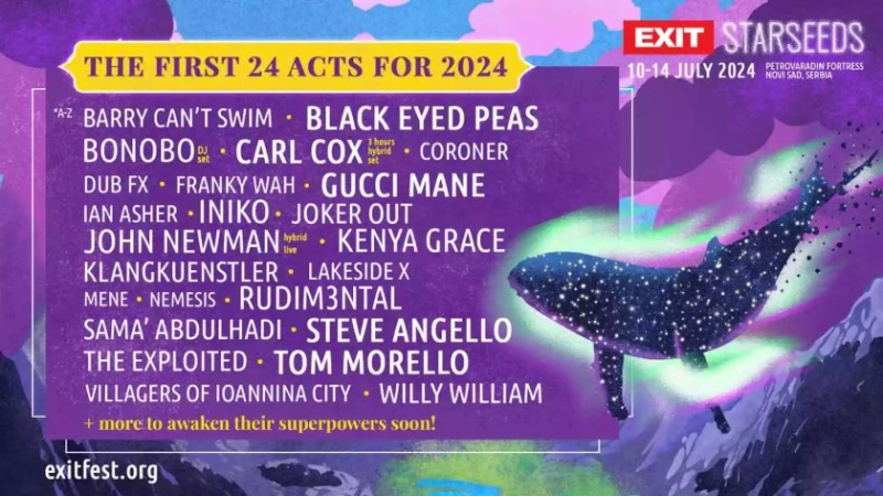 ������� ������� ����� �� EXIT Festival 2024 � ���� ���