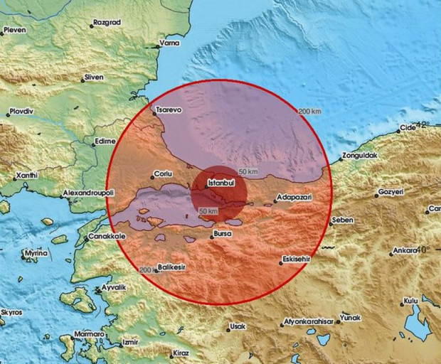 Земетресение с магнитуд 4,1 разлюля района на Истанбул, съобщи турската правителствена Дирекция