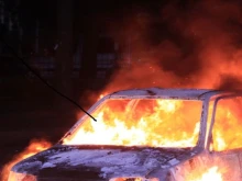 Пожар избухна в автомобил в Шумен, шофьорът сам го загасил