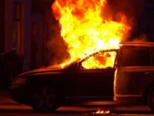 Лек автомобил изгоря в Силистра