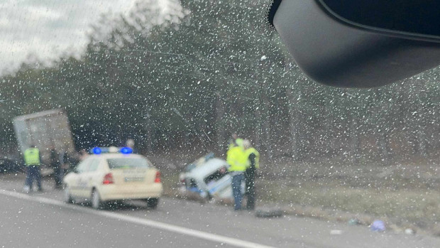 Тежка катастрофа е станала на автомагистрала Тракия предава репортер на