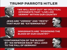 Байдън пусна графика с директно сравнение между Тръмп и Хитлер