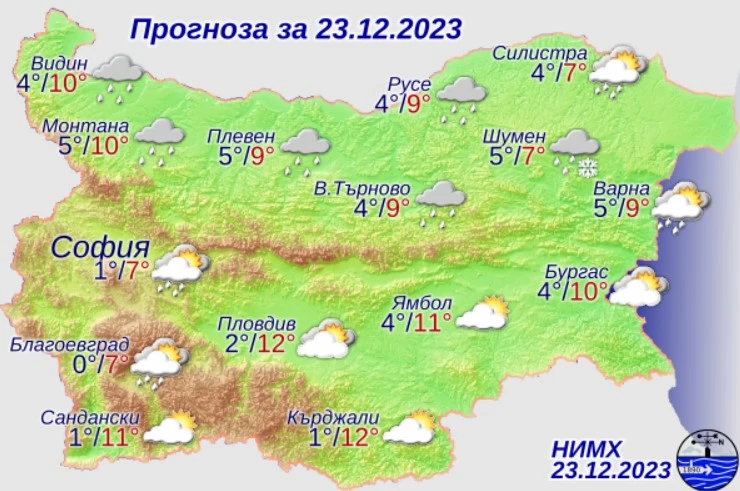 НИМХ предупреди цяла България. Времето топло, но опасно