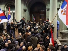 Нов протест в Сърбия: Студенти блокират улиците в центъра на Белград