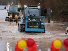 Части от Германия са засегнати от наводнения на Коледа