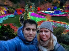 Кирил и Линда Петкови на семейна разходка сред известни цветни градини