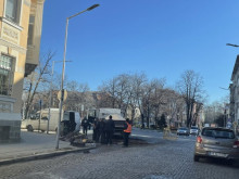 Авария в центъра на Пловдив предизвика задръстване