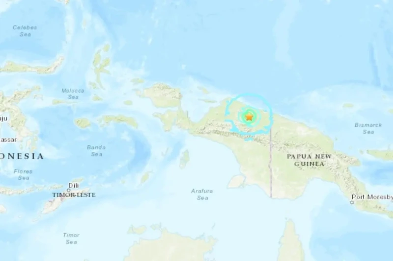 Могъщо земетресение с магнитуд 6.5 на остров Папуа в Индонезия