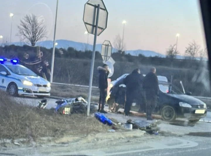 Появи се видео от катастрофата със загинал моторист в Пловдив