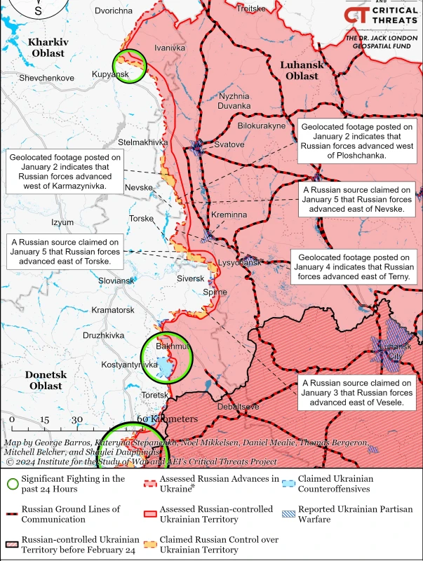 ISW: Русия се готви да атакува Купянск