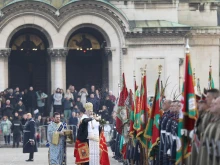 Отслужен бе водосвет на бойните знамена и знамената-светини на Българската армия