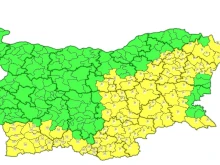 Жълт код за силен вятър в 16 от 28 области на страната