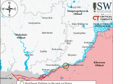 ISW: ВСУ държат позициите в Кринки, руснаците имат проблеми по левия бряг на Днепър