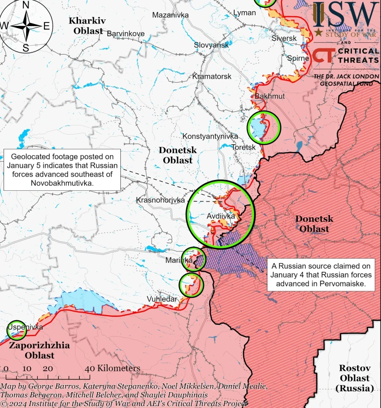 ISW: Руснаците са постигнали малък напредък край Донецк и Вербовое