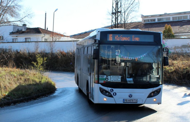 </TD
> Автобусите по линия № 6 в Пловдив ще се