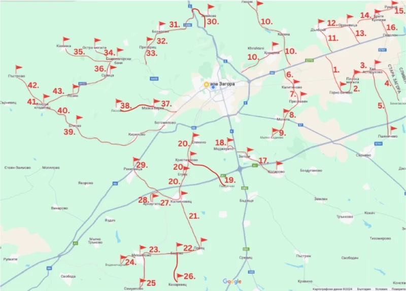 Започна почистване на общинската пътна мрежа в Старозагорско