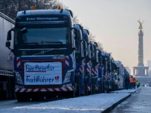 В Берлин продължава протестът на шофьорите заради цените на пътните такси, възможен е нов протест на фермерите