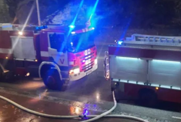 TD Пожар в къща паметник на културата в Пловдив Гори гримьорната на
