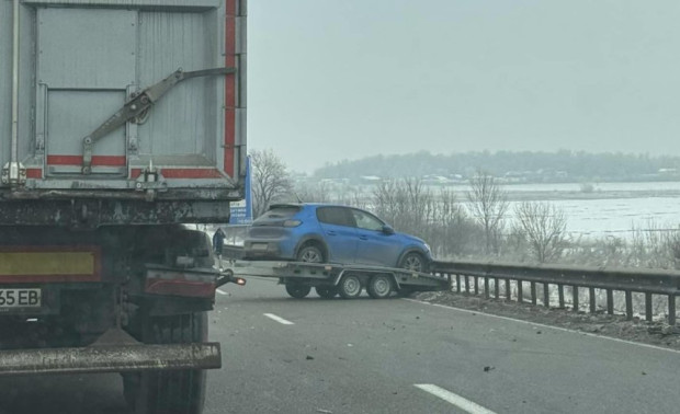 Проблем на Околовръстното шосе в София предизвика тапа в района