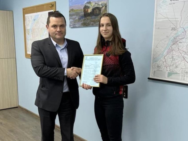 TD Кметът на Русе удостои Йосефина Йорданова с наградата Спортист на